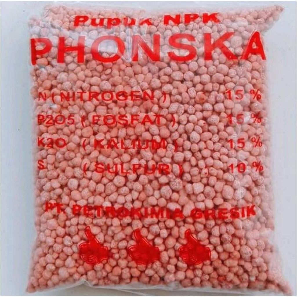 Pupuk NPK Phonska 15-15-15 Kemasan 500Gram