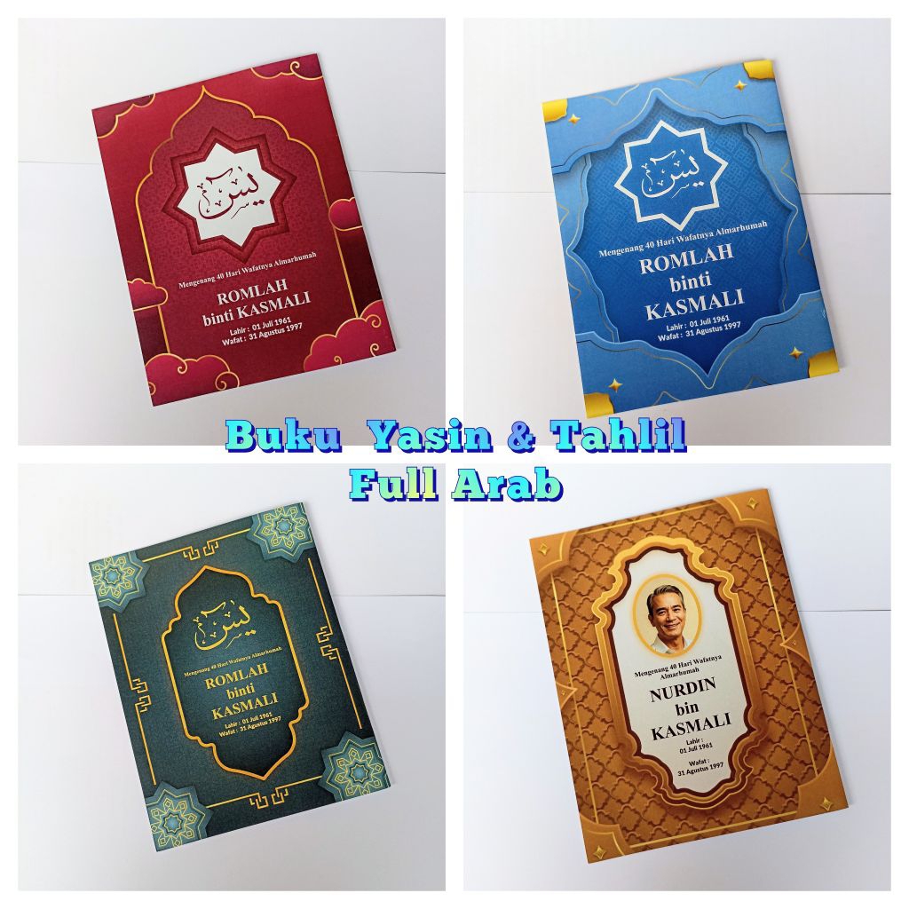 Buku Yasin & Tahlil Full Arab Praktis