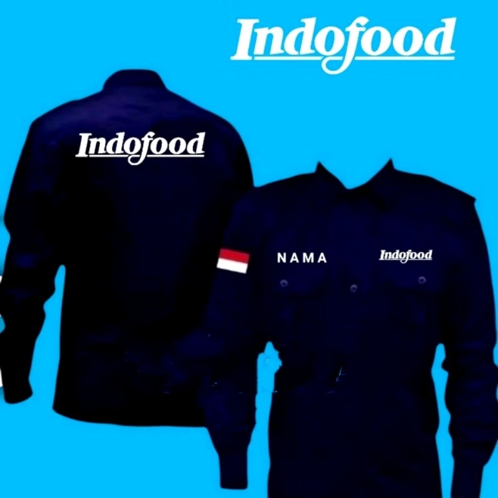 Kemeja indofood baju indofood seragam indofood full bordir