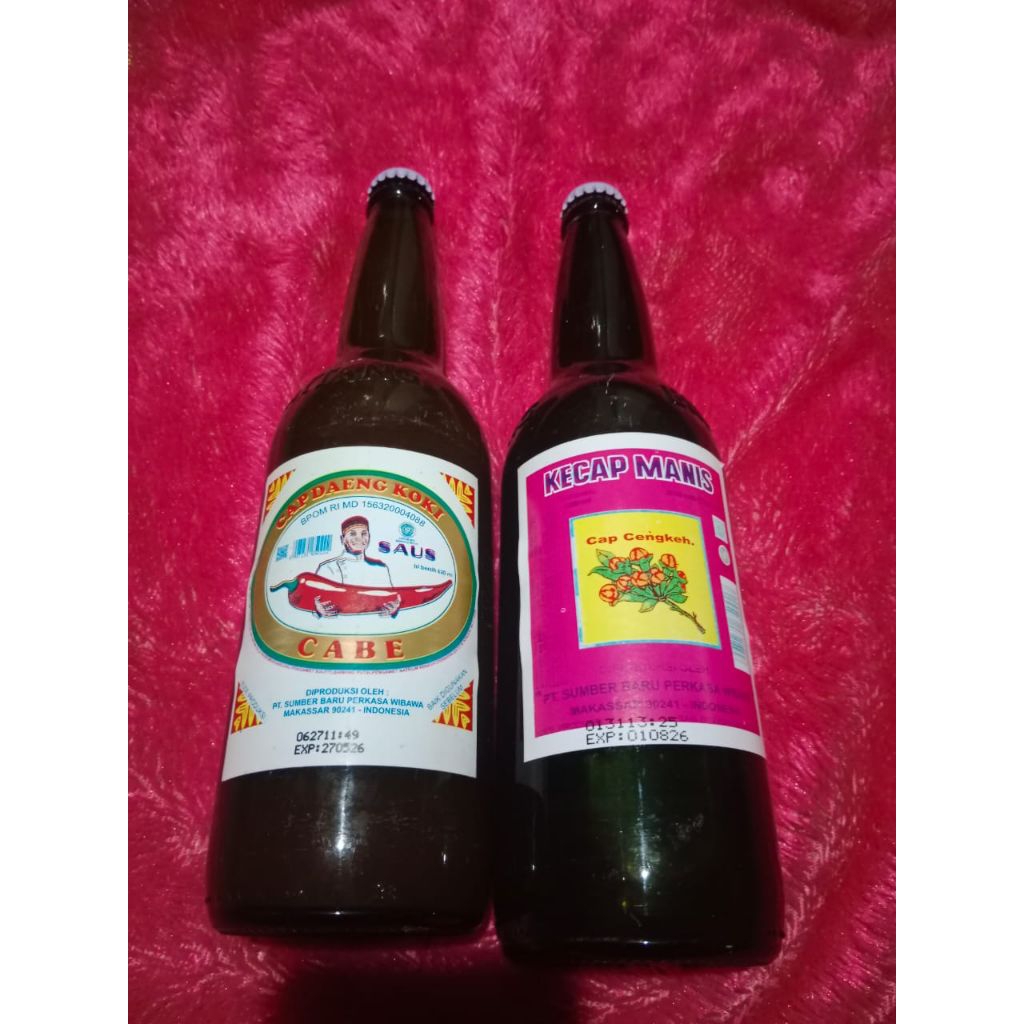 

KECAP CAP CENGKEH DAN SAUS CAP DAENG KOKI 1 PASANG 620 ML