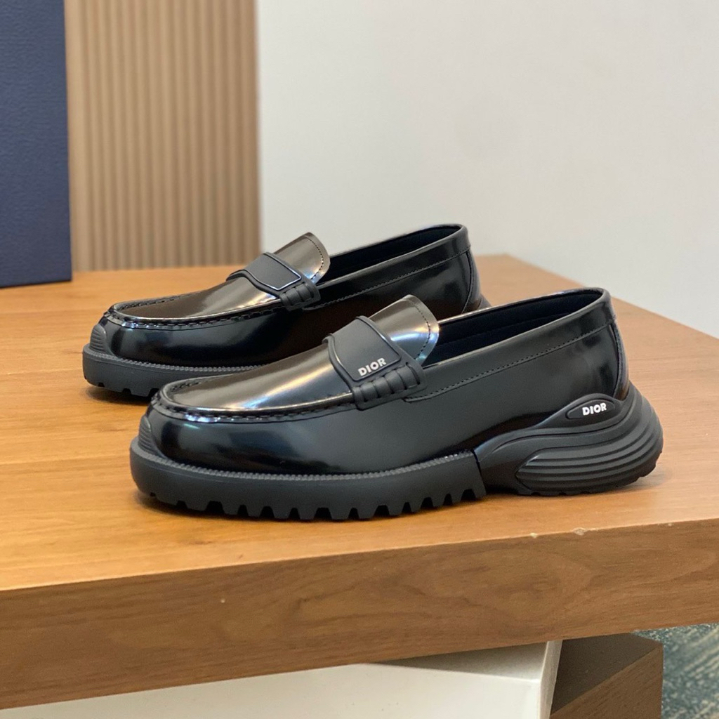 chunky penny loafers / sepatu loafers pria sol tebal branded vip / sepatu pesta pria dewasa casual k