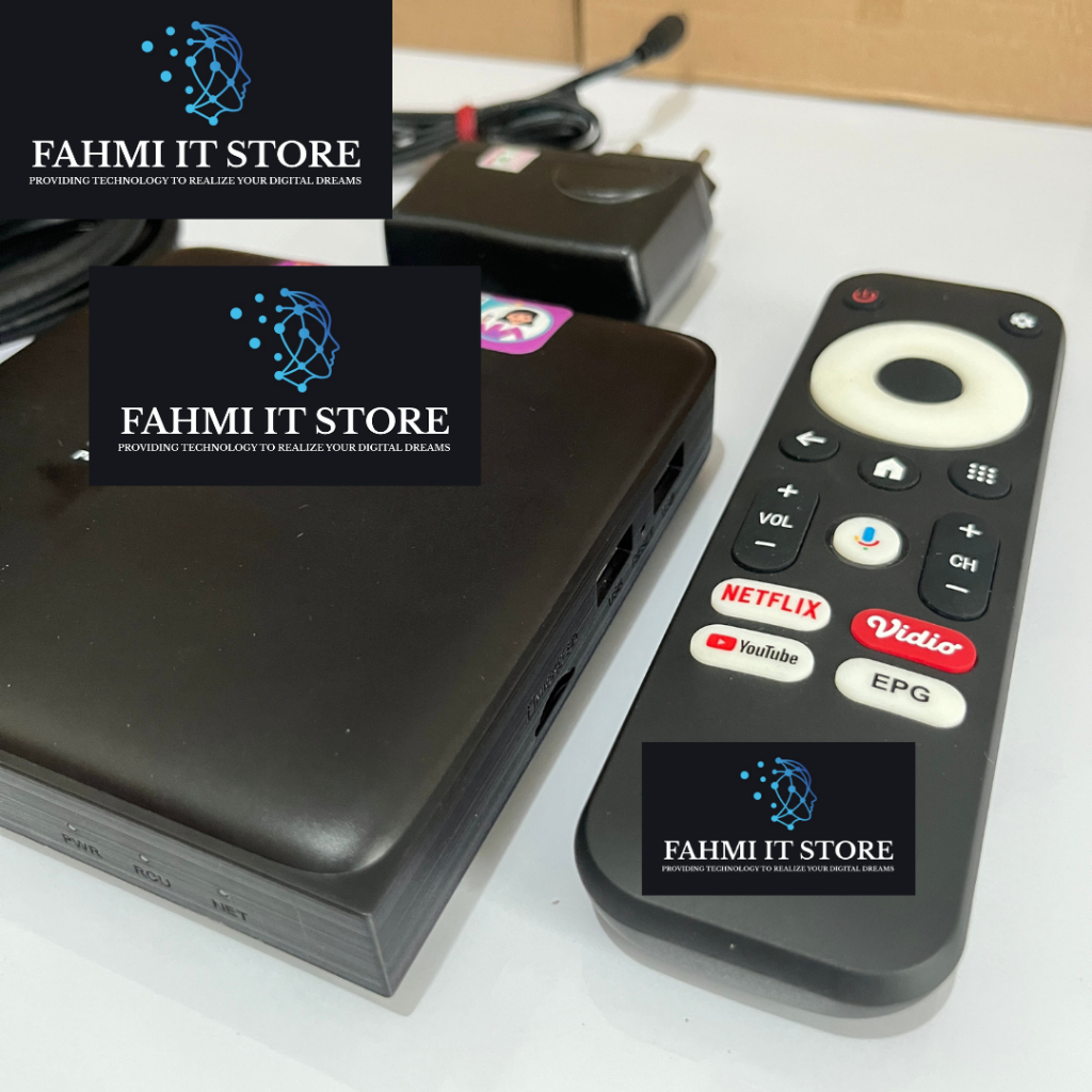 Stb Android DV8910 OS 14 RAM 4GB/32GB Fullset Siap Pakai