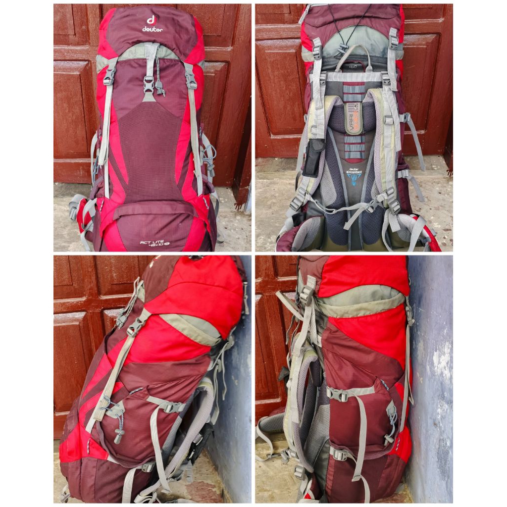 Tas Gunung Carrier Deuter ACT Lite 45+10 SL Second Original
