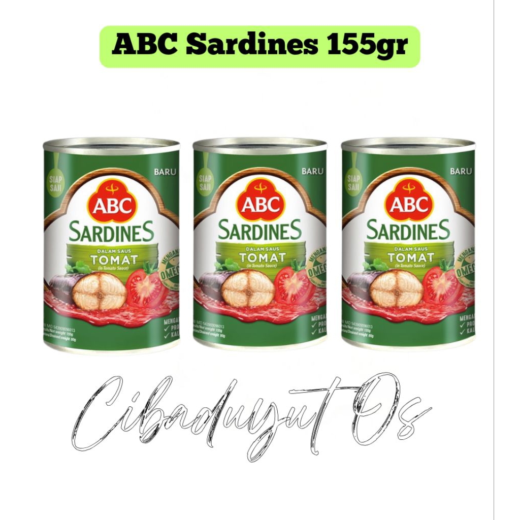 

ABC Sardines Saus Tomat 155gr