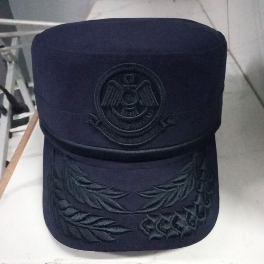 Topi komando PERHUBUNGAN biru