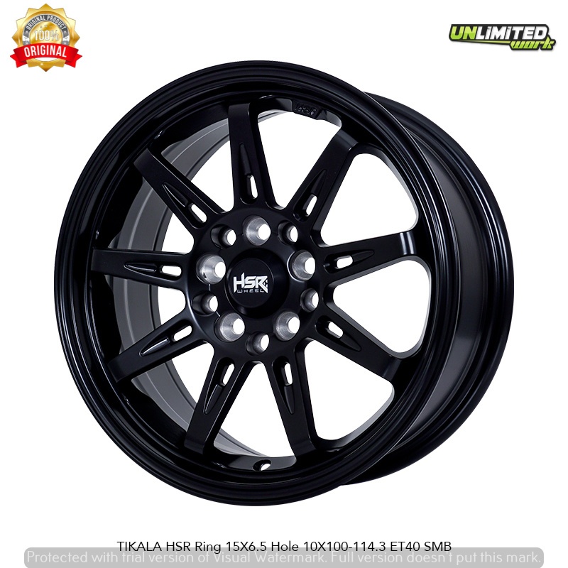 VELG TIKALA HSR TERLARIS R15X65 H10X100-114 ET40 SMB