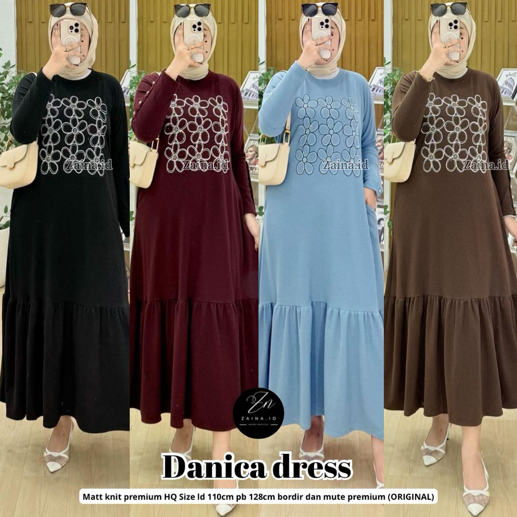 COD= NO CANCEL• Danica Dress by Zaina• Dress Knit Best Seller