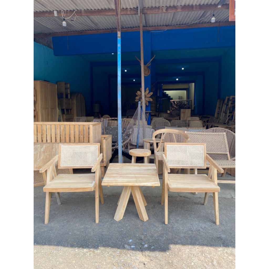 Rattan Patio Table Set