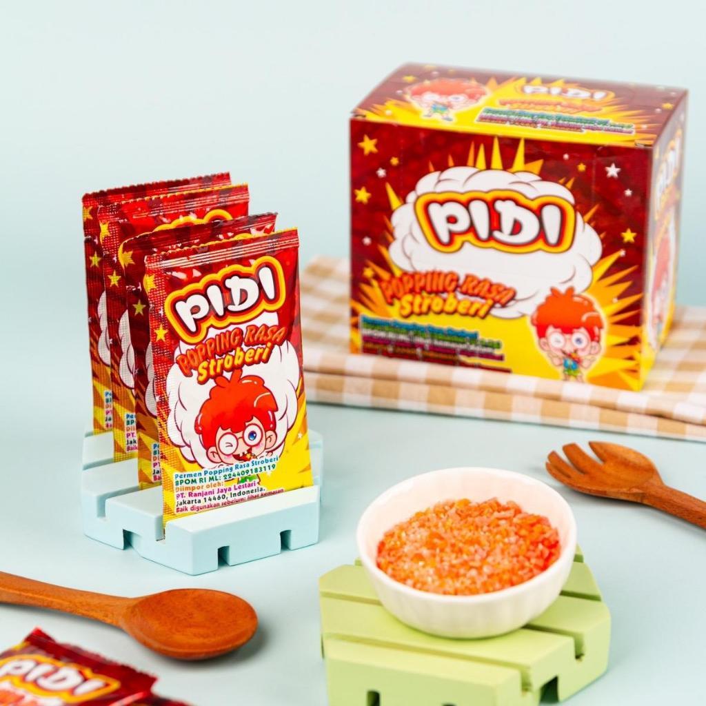 Pidi Popping Candy Strawberry (PERMEN PELETEK)