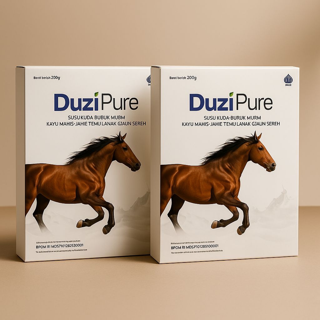 

Paket 2 Box Duzi Pure Susu Bubuk Kuda Liar Asli Lombok 100% Original Libas Kebas Kesumutan Nyeri Sendi dan Tulang