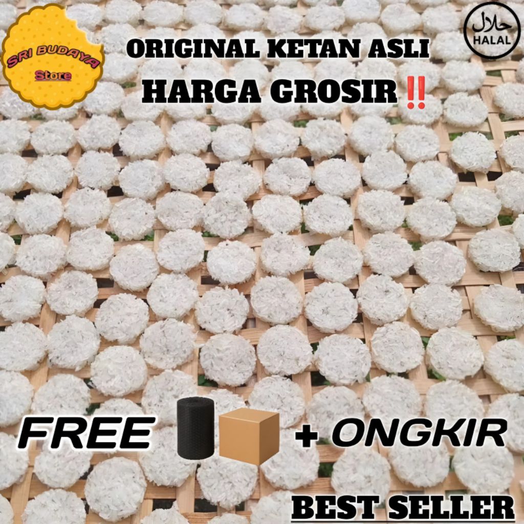 

Ranginang/Rengginang Ketan Mentah Kiloan 1 Kg – Grosir Snack Tradisional Renyah Gurih