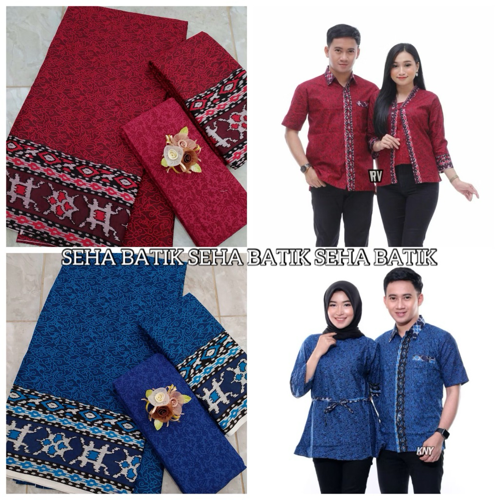 KAIN BATIK MEGA MENDUNG BAHAN KATUN / BATIK MODERN / SERAGAM BRIDESMAID / ATASAN BATIK PRIA