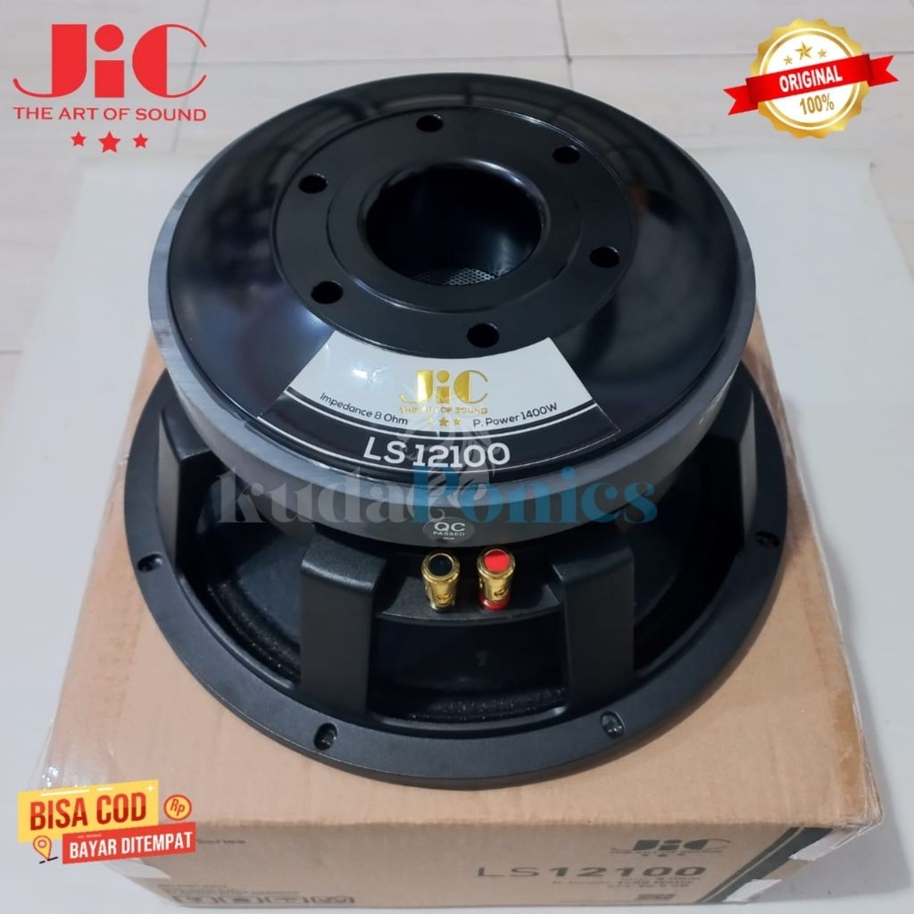 Speaker Subwoofer JIC LS12100 12 Inch 1400W 8 Ohm VC 4 inch Sub Woofer