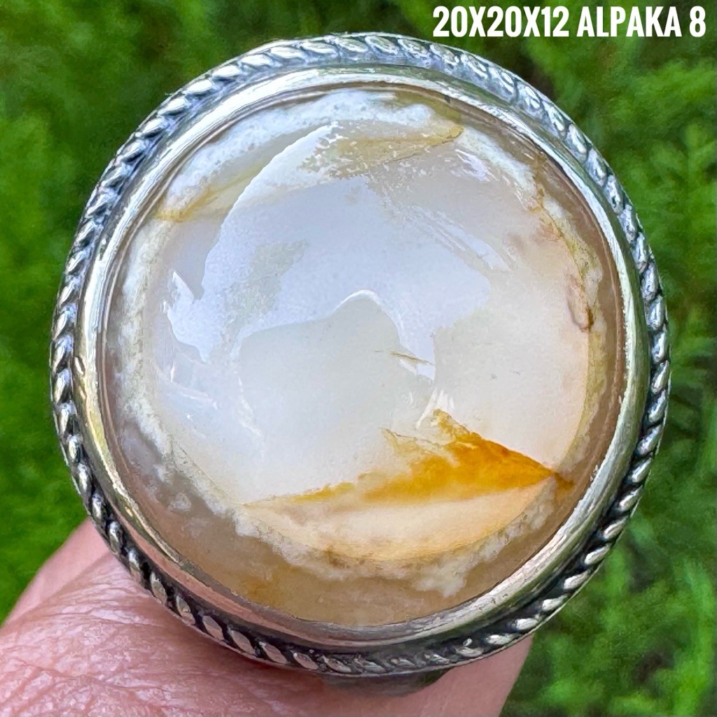 Cincin Batu Akik Natural Sulaiman Mata