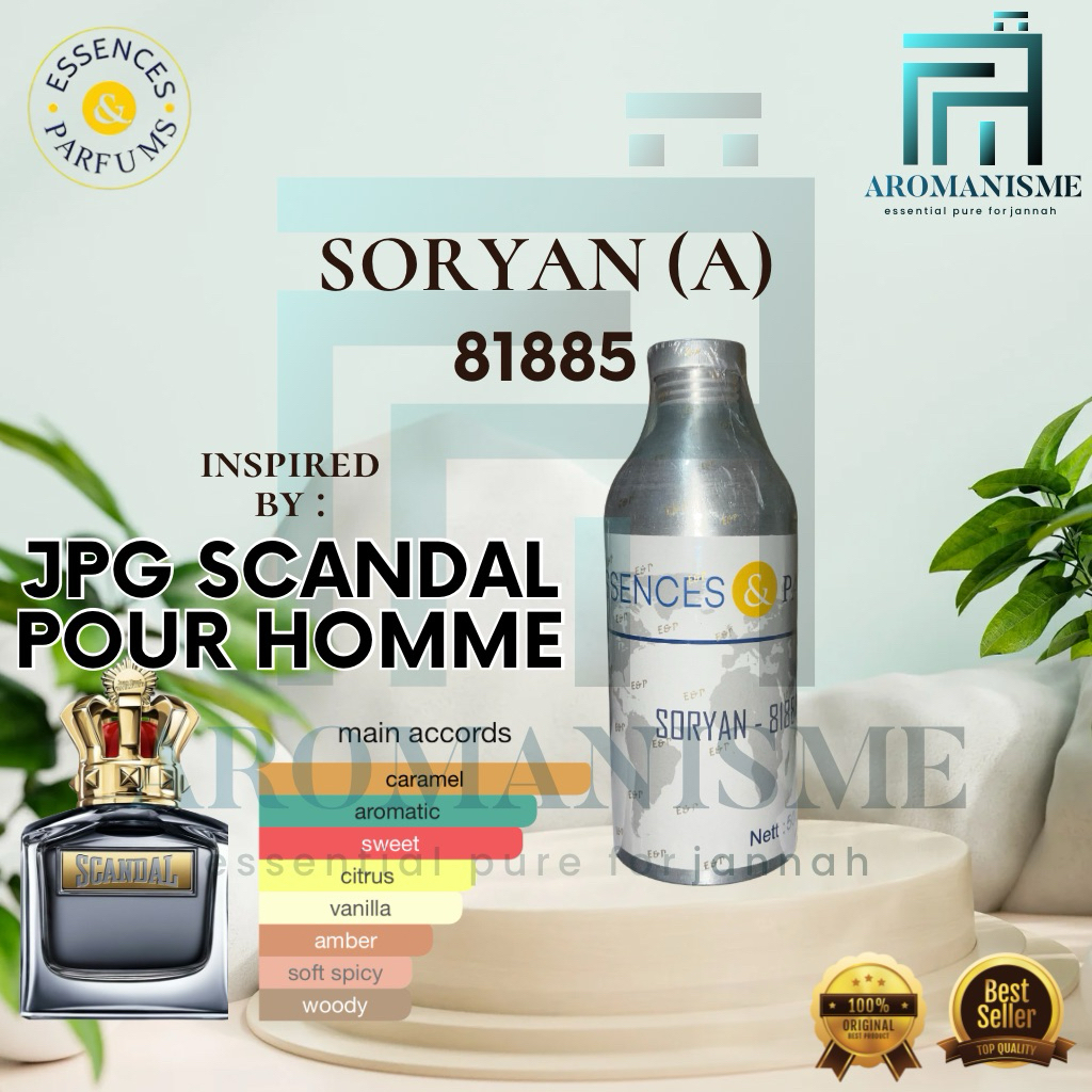 Bibit Parfum Searah JPG Scandal For Men By Essences Soryan Grade A Repack 50ml / 100ml