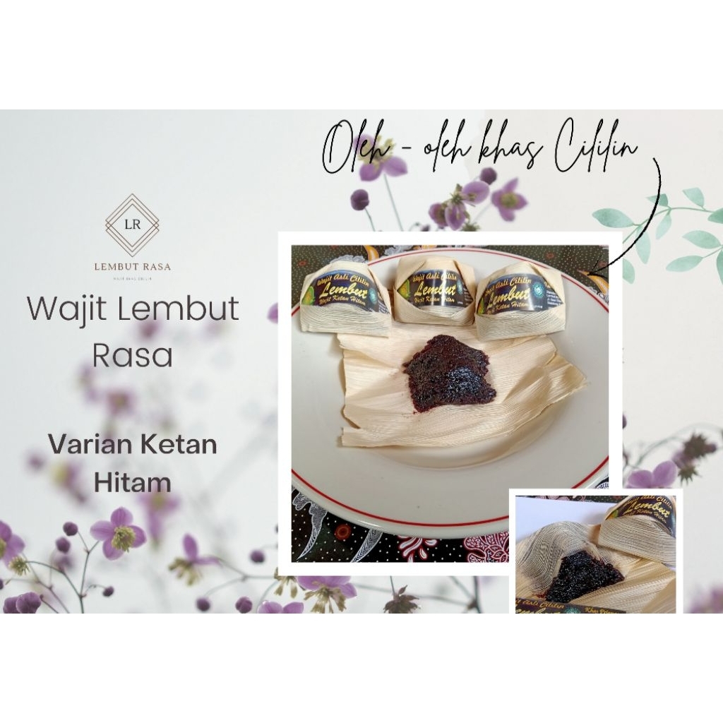 

Wajit Ketan Hitam Oleh-oleh Khas Asli Cililin Makanan Bandung/ 250Gram Cemilan Enak Cemilan Lezat Cemilan Manis Makanan Higienis Makanan Wajik