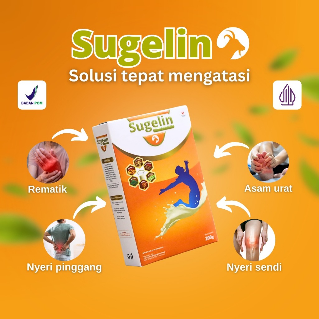 

SUGELIN Susu Pegel Linu | Susu Kambing Bubuk 200g