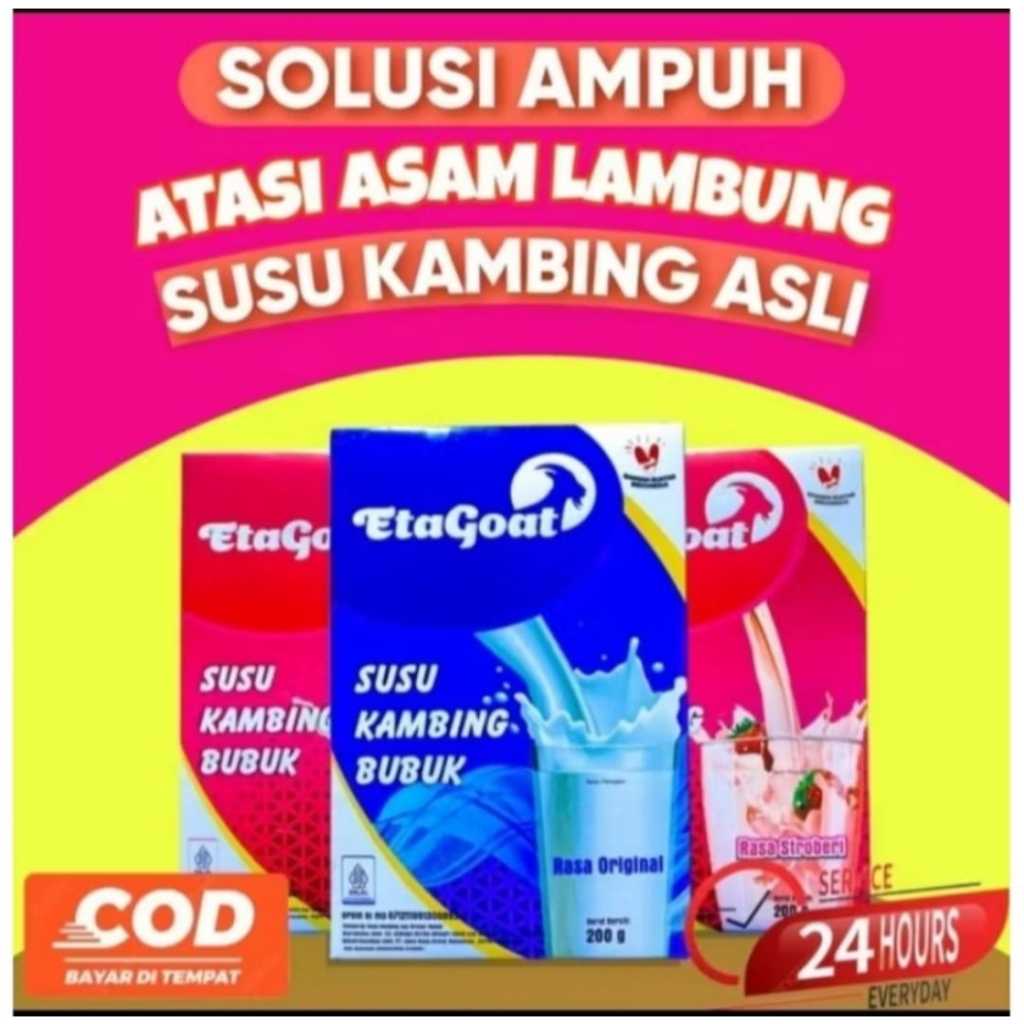 

Etagoat Susu kambing etawa super untuk asam lambung
