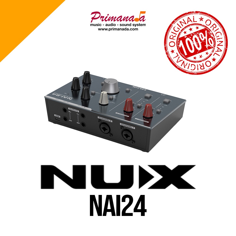 Nux NAI24 NAI 24 Soudcard USB Audio Interface Sound Card