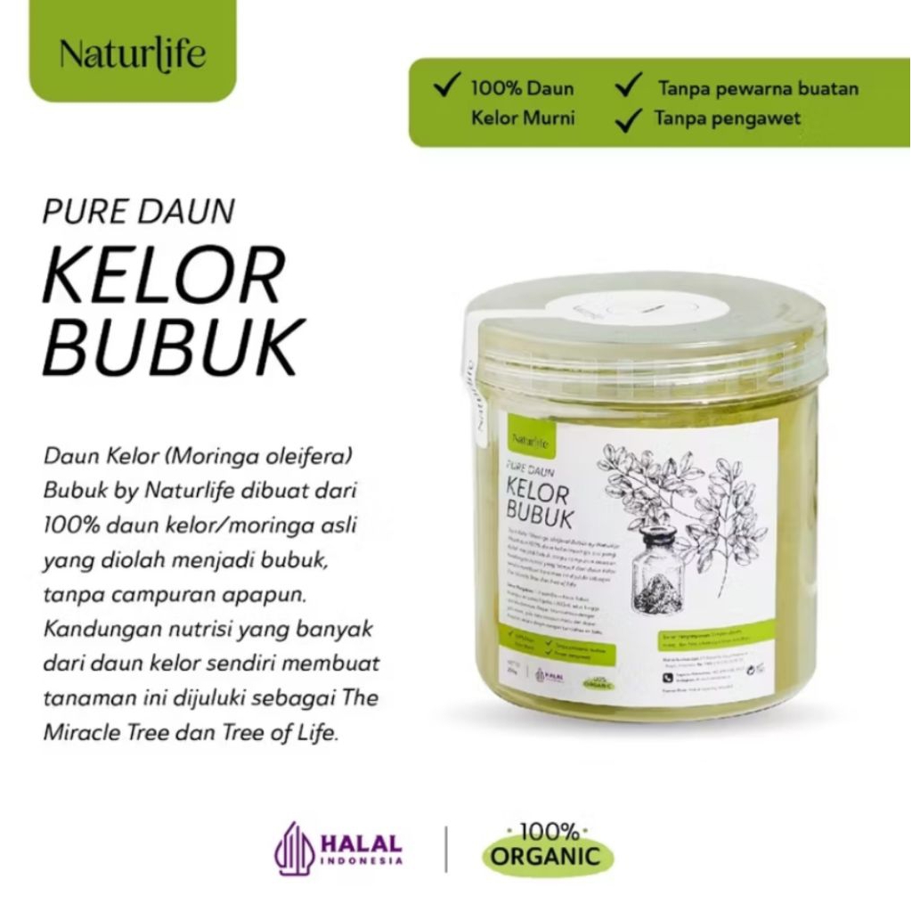 

Kelor Bubuk Pure Daun isi 150 gram original