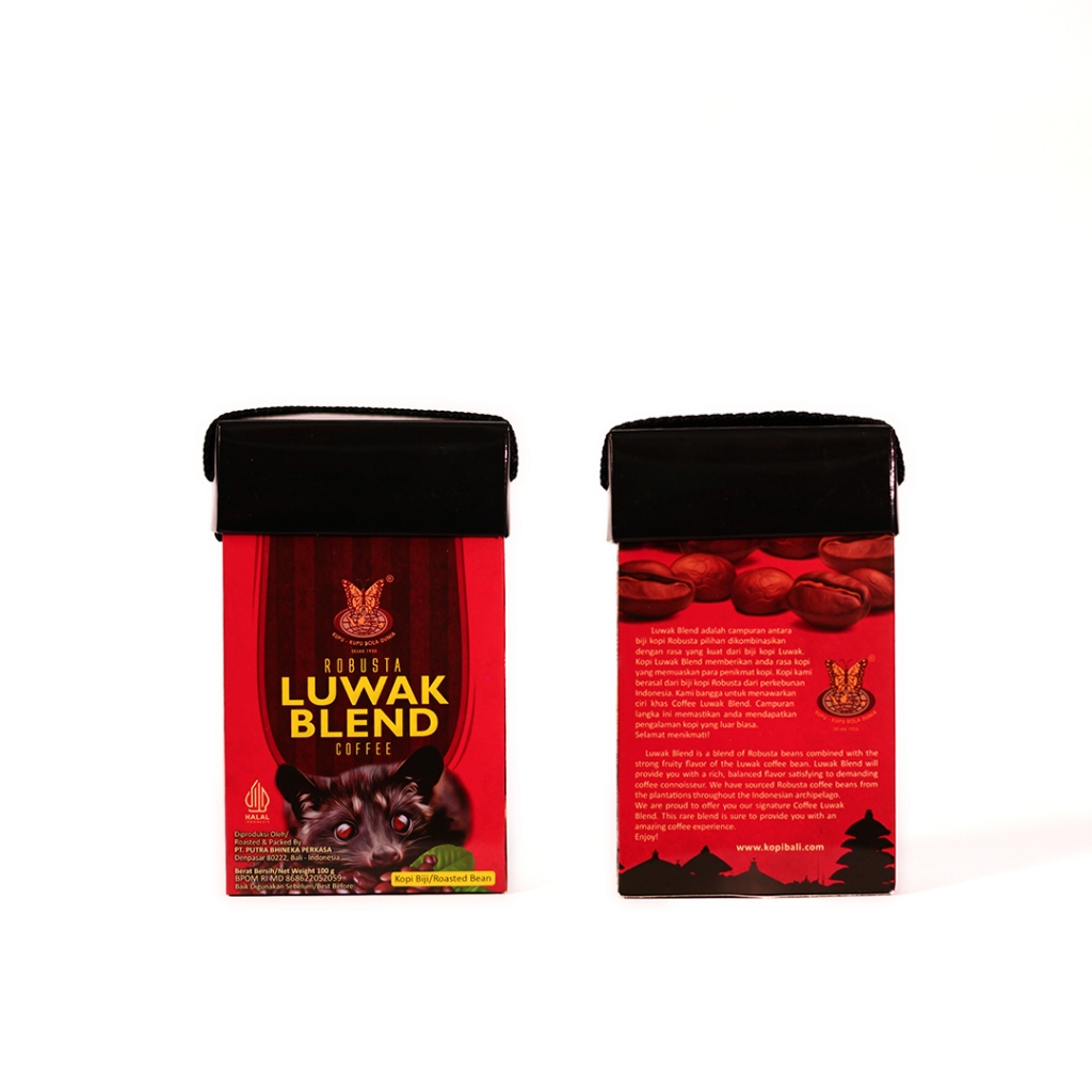 

Kopi Luwak Robusta Blend Cap Kupu Kupu Bola Dunia 100gr