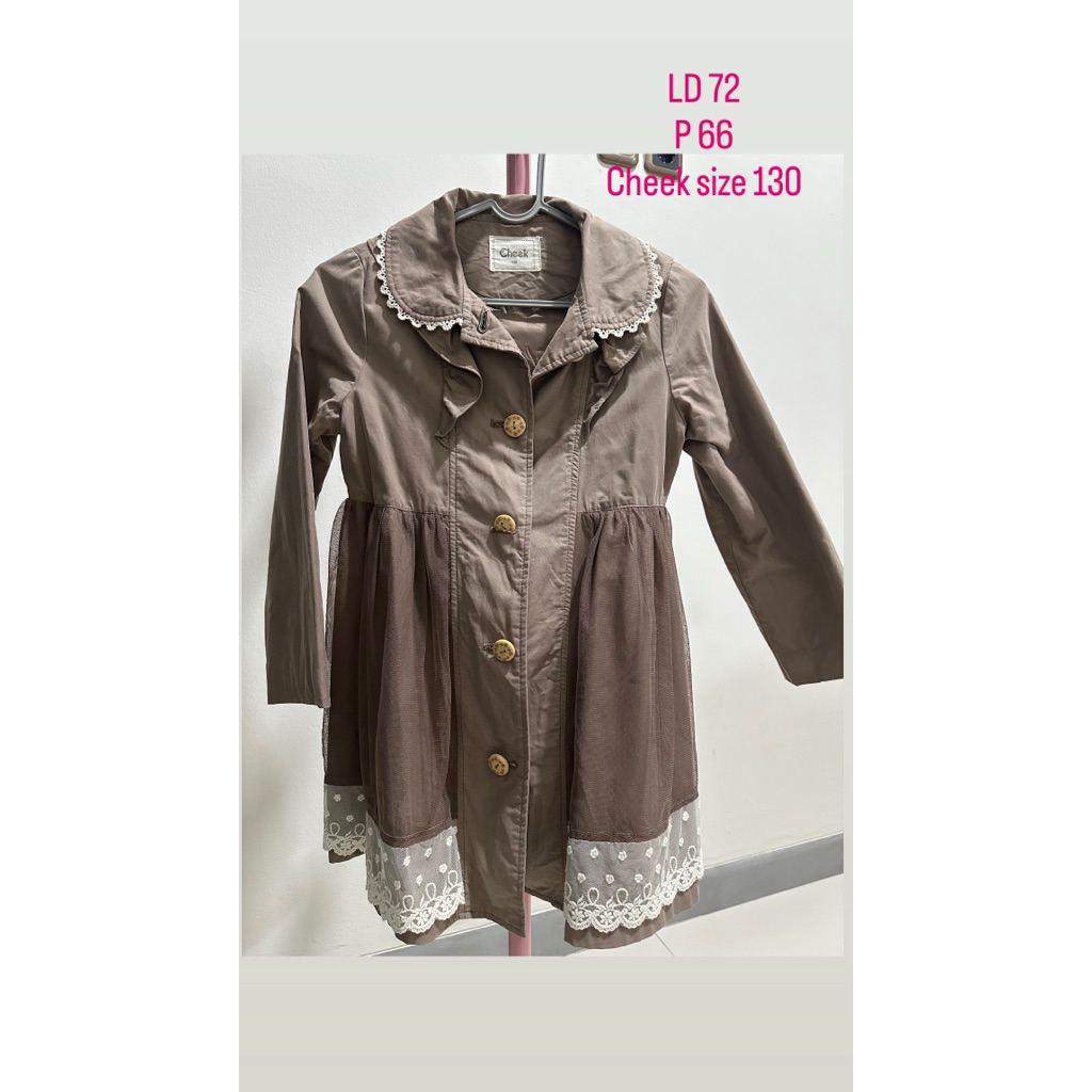 Coat anak brand Cheek (PL)