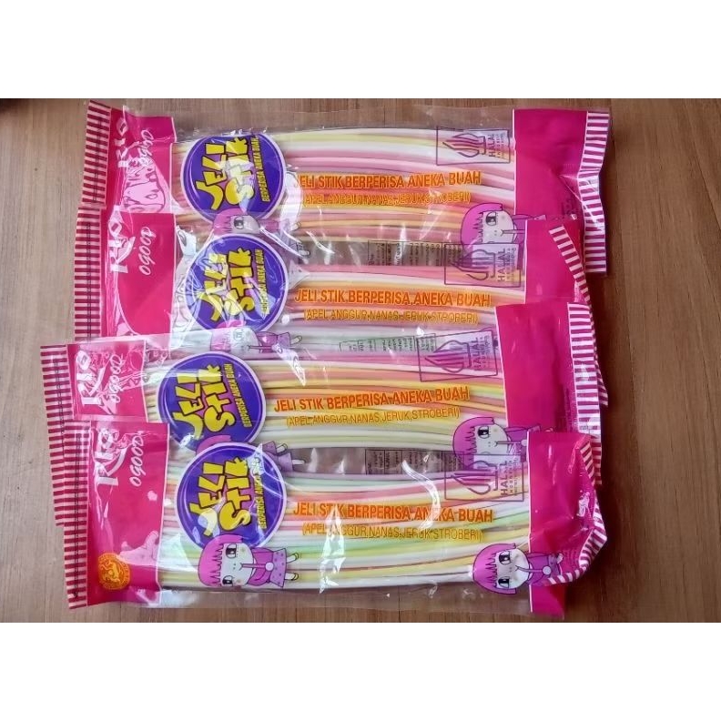 permen jelly stik / stik panjang / makanan ringan / makanan jadul / snack permen