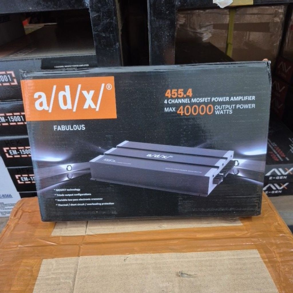 Power Amplifier Mobil ADX FABULOUS 455.4 Max Power 40000 Watts 4CH MOSFET