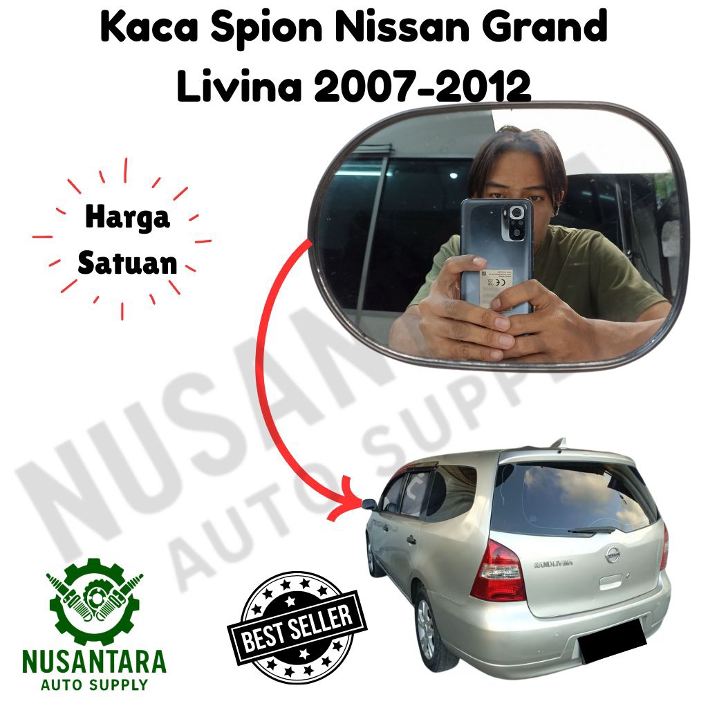 Kaca Spion Nissan Grand Livina 2007-2012