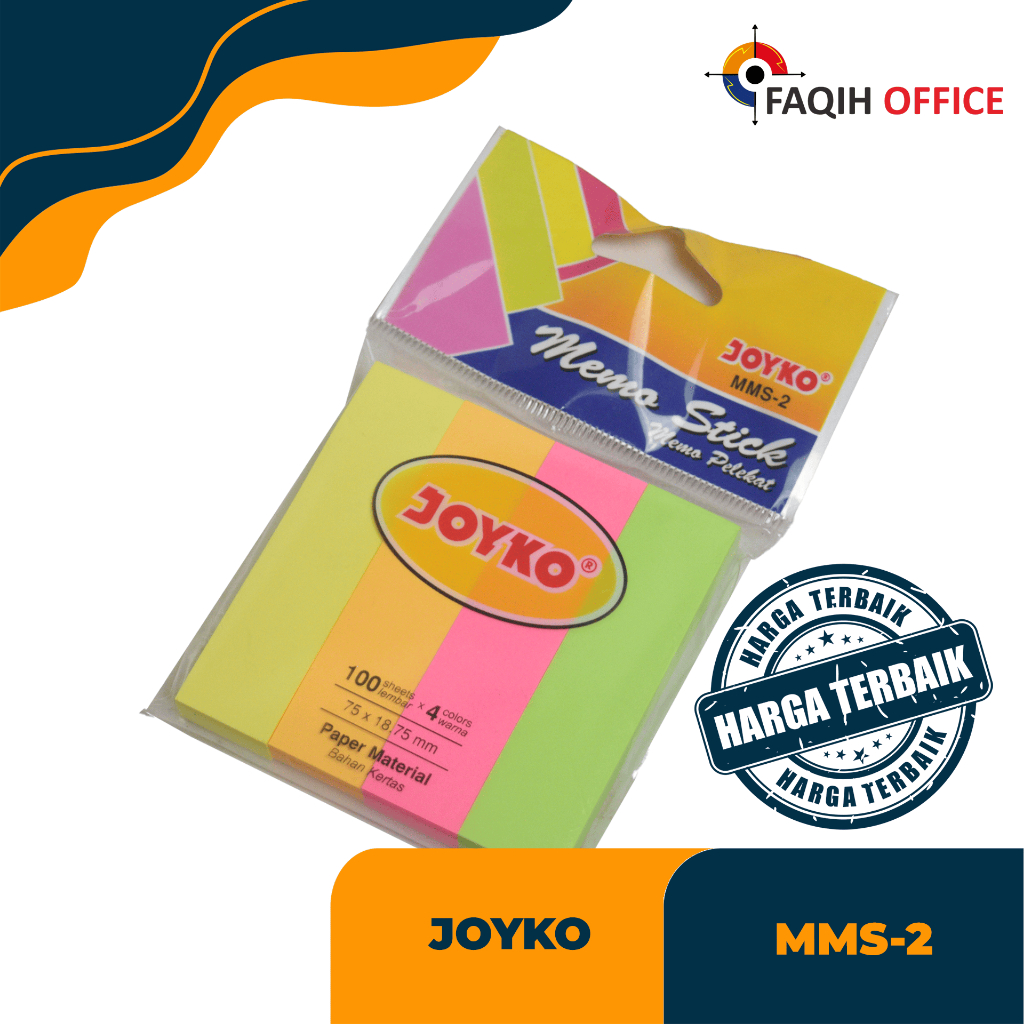 

Memo Stick Kertas Memo Tempel Sticky Note Joyko MMS-2 - Faqih Office