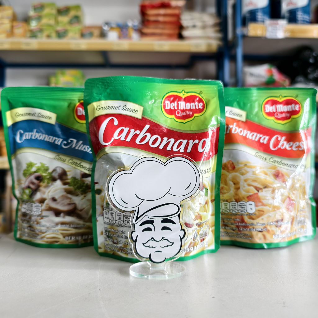 Delmonte Saus Carbonara 180Gr / Delmonte Carbonara Sauce 180Gr / Saus Carbonara Delmonte 180Gr / Sau
