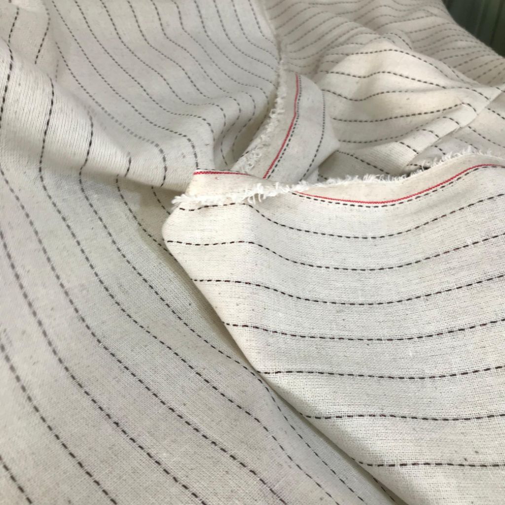 kain linen motif salur || kain linen garis || kain linen || linen motif dwn