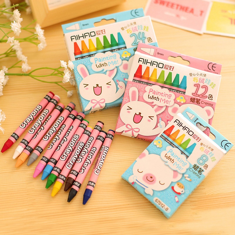 

CRAYON PENSIL WARNA 8 WARNA 12 WARNA KIDS ANAK KELINCI RABBIT CUTE PREMIUM BOX ALAT TULIS ATK KARAKTER / HADIAH GIFT KIDS BOY GIRL COWO CEWE PENCIL C2 #LOVELYKIDS
