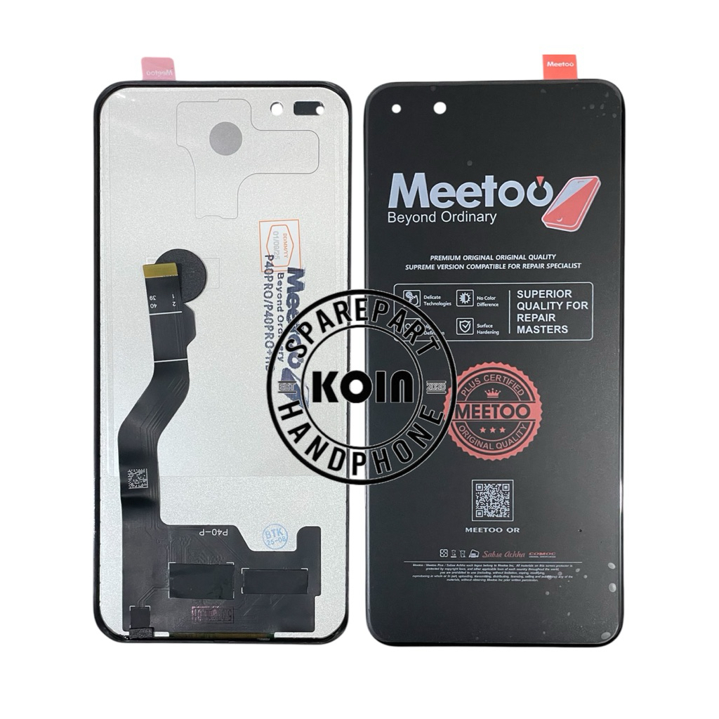 LCD TOUCHSREEN HUAWEI P40 PRO/HUAWEI P40 PRO PLUS BLACK ORIGINAL