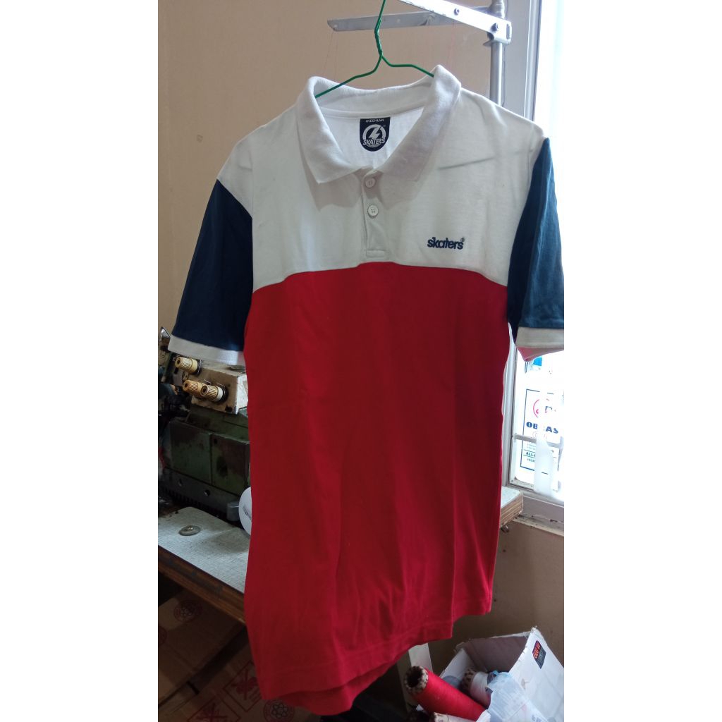 Prelove baju kaos polo skaters ori
