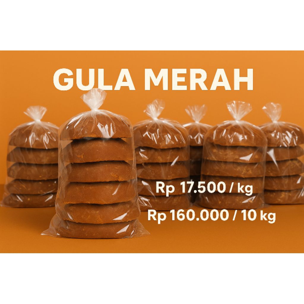 GULA MERAH 1 KG ASLI GULA JAWA GULA BATOK GULA MERAH 1KG GULA TEBU ASLI TANPA CAMPURAN 100%
