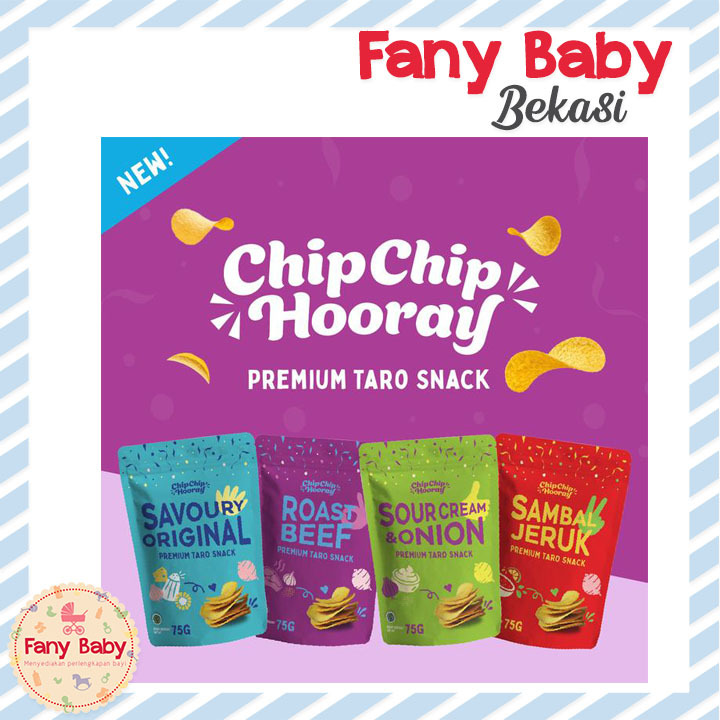 

CHIP CHIP HOORAY TARO SNACK 75GR | SNACK CAMILAN