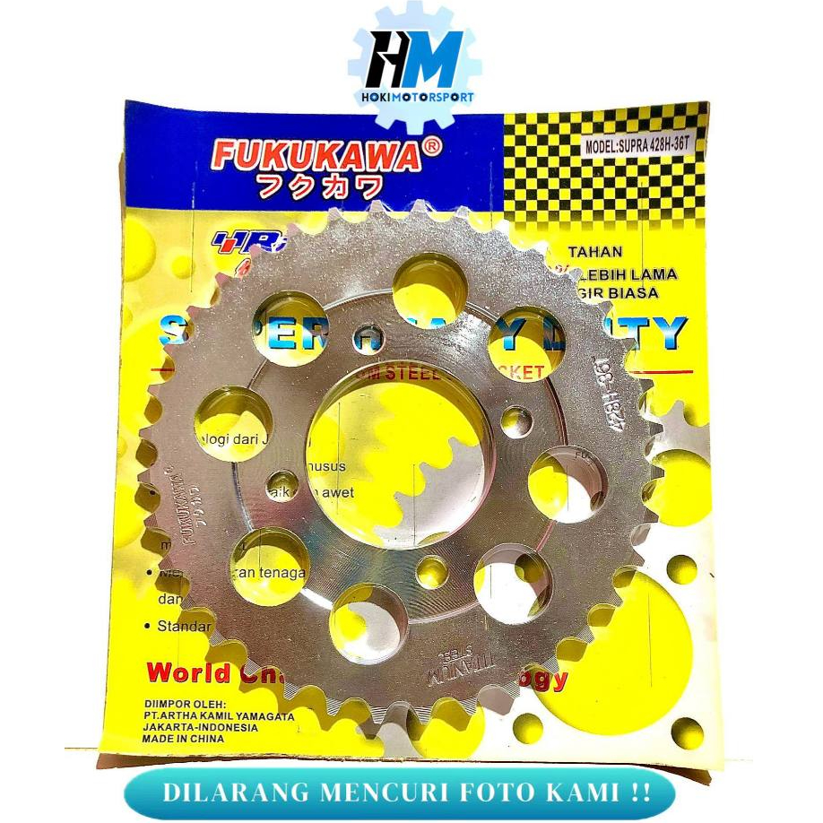 Gear Gir Belakang Racing SSS SUPRA 428H 36T - GEAR GIR BELAKANG RACING SSS SUPRA UKURAN 428H-36T