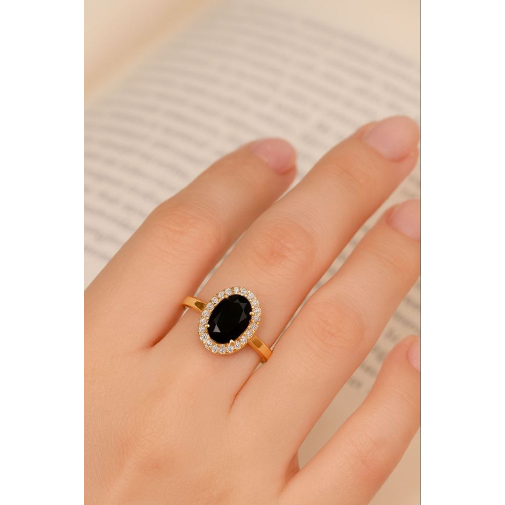 Cincin Xuping All Size wanita dengan model batu besar mewah | xuping wanita kekinian