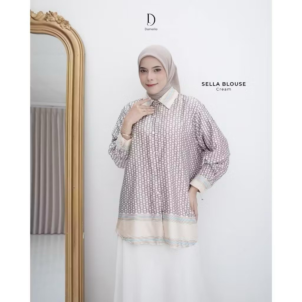 Damelia Melstore Jkt Sella Blouse wanita DAMELIA MELSTORE JKT