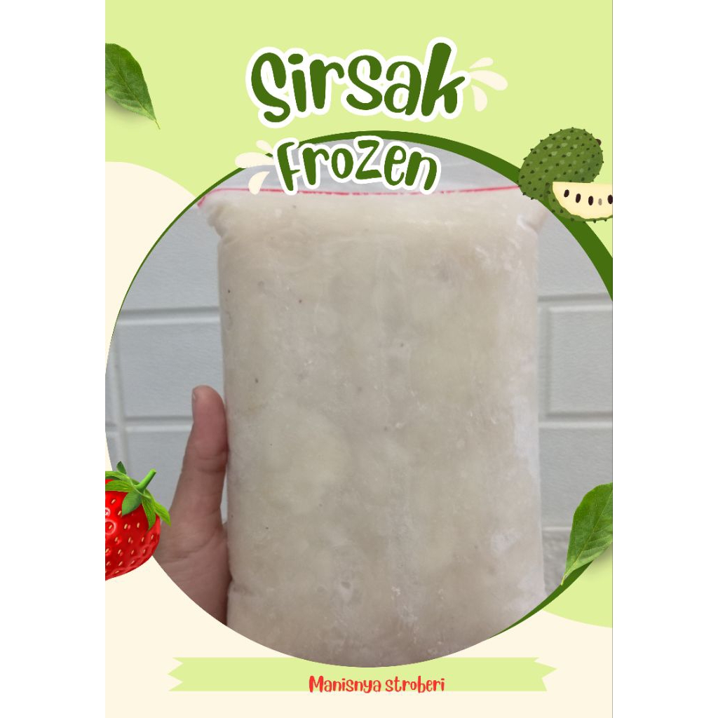 Sirsak Frozen tanpa biji