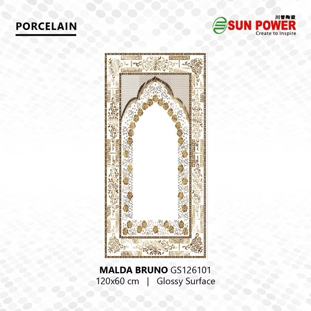 SUN POWER GRANITE TILE SAJADAH KERAMIK LANTAI 60 x 120 CM