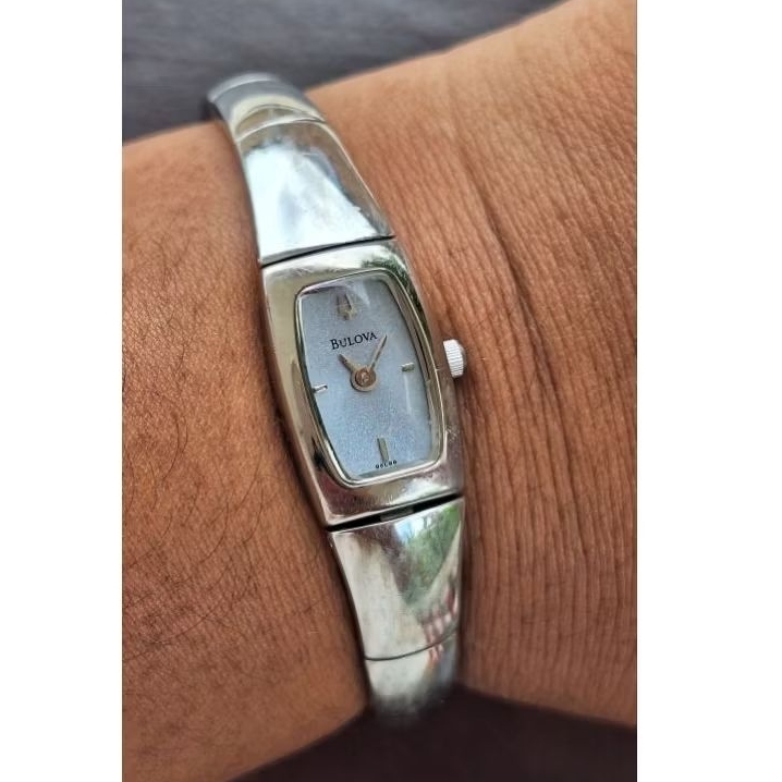 Sale Jam Mini Bulova Jam Tangan Wanita Gelang Bangle Prelove Original