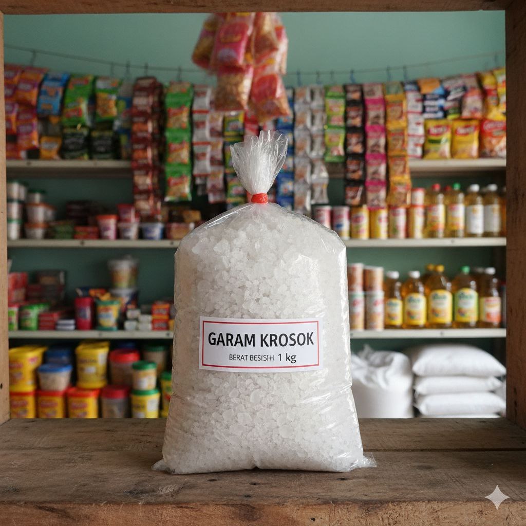 

Garam Kasar 1kg / Garam Krosok / Garam Ikan / Nacl