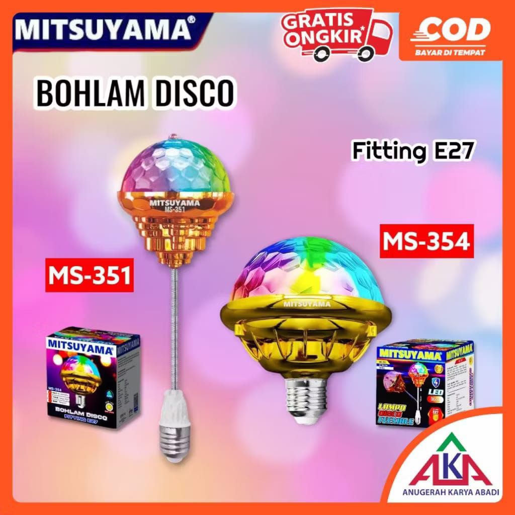 lampu LED disco flexible mitsuyama MS-351
