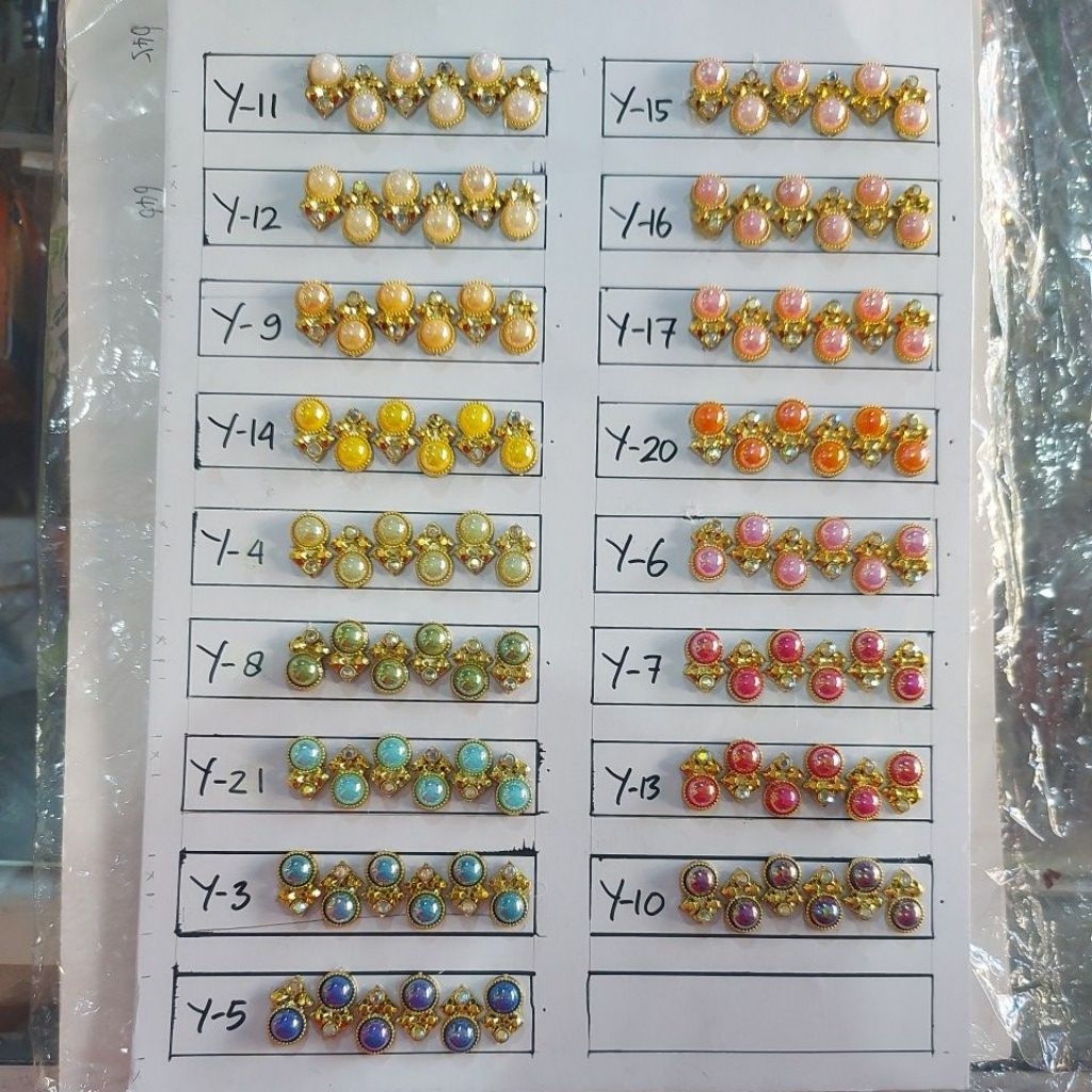 (1 Rol = 10 Yards) Rantai Mutiara Lebar 2cm