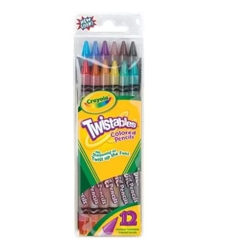 

CRAYOLA 687408 TWISTABLE CLRD PENCIL