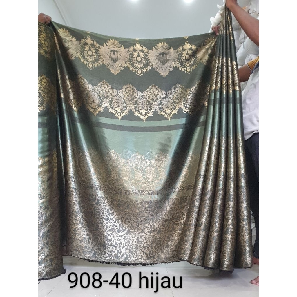 kain gorden import #kainsaja korden gordyn blackout baldu print mas damas Jodha 908(bahan tebal)