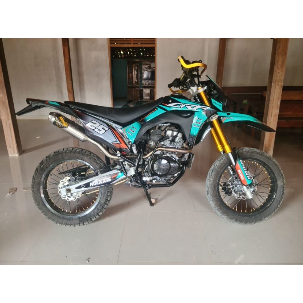 BISA COD decal stiker crf stiker variasi crf 150L full body custom free request bagus keren terjangk
