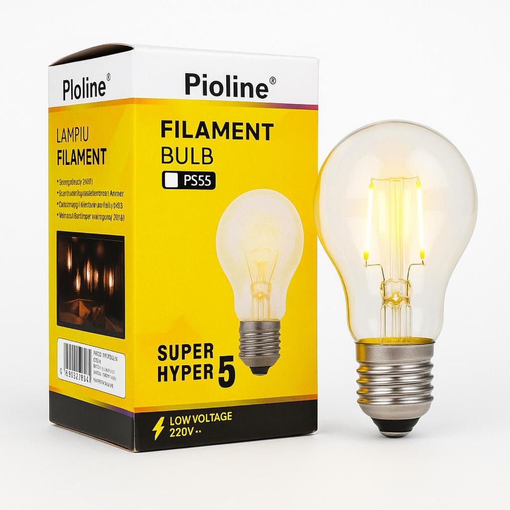 Pioline PS55 Lampu BOHLAM Pijar/Filamen 5W 5 WATT 5WATT Penghangat makanan Ayam fried chicken hewan 